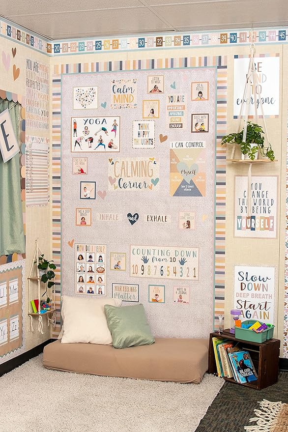 Teacher Created Resources Everyone is Welcome Calming Corner Bulletin Board (TCR7118)