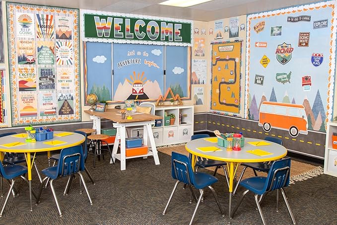Teacher Created Resources Moving Mountains Road Trip Welcome Bulletin Board (TCR9220)