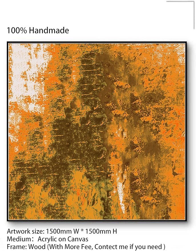 Modern Abstract Painting - Large Wall Decor, Oil Paintings On Canvas, Bedroom Wall Art, Acrylic Painting, Original Abstract Wall Art 36x36 inches