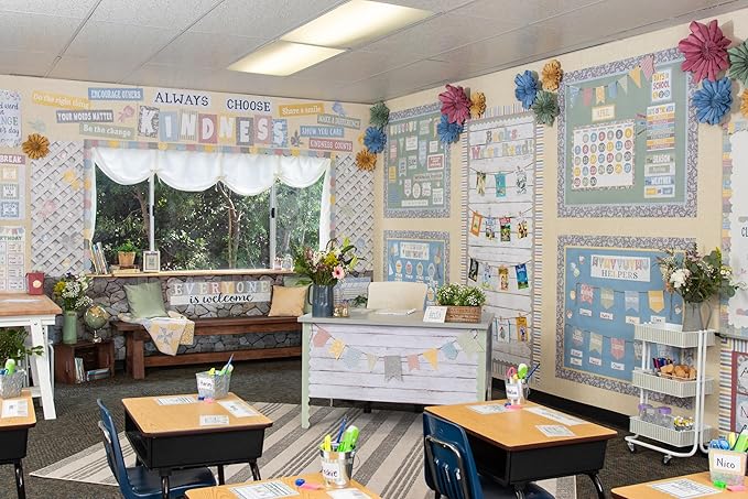 Teacher Created Resources Classroom Cottage Always Choose Kindness Bulletin Board (TCR7172)